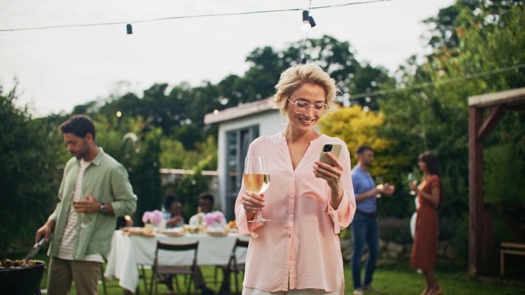 Business owners at an outdoor gathering
