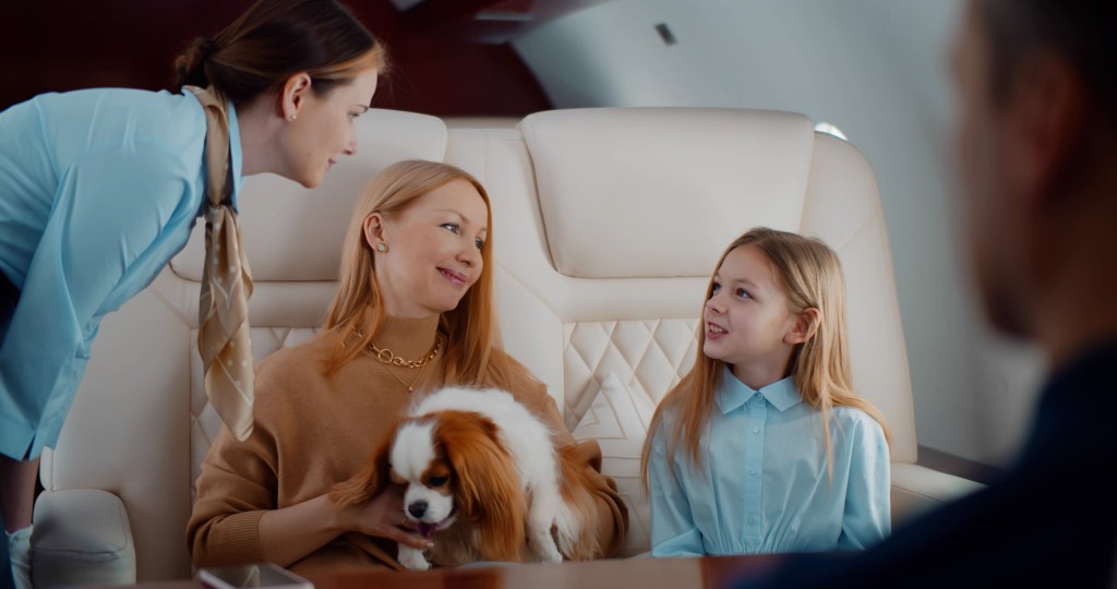 A family travelling together
