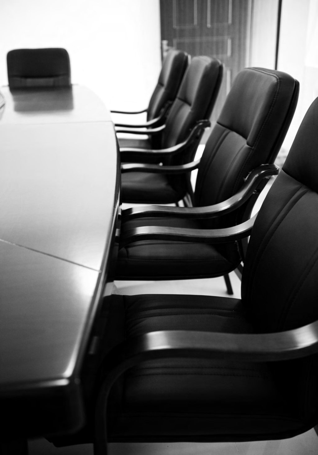 A boardroom table
